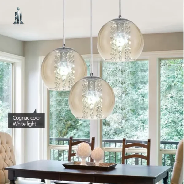 European Crystal Pendant Lamp: Elegant Lighting For Any Room