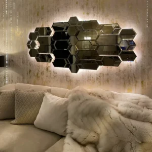 Geometric Wall Mirror - Add Modern Elegance to Your Space