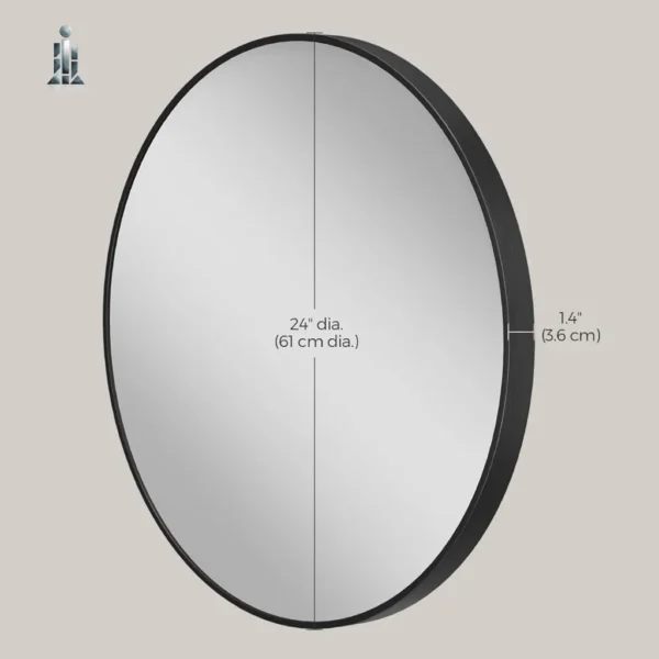 Modern Round Wall Mirror: Stylish & Functional Home Decor