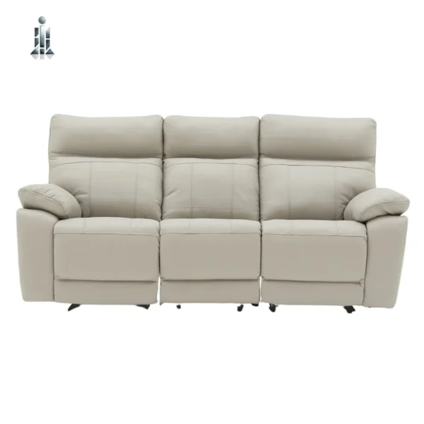 Positano 3 Seater Electric Recliner – Light Grey